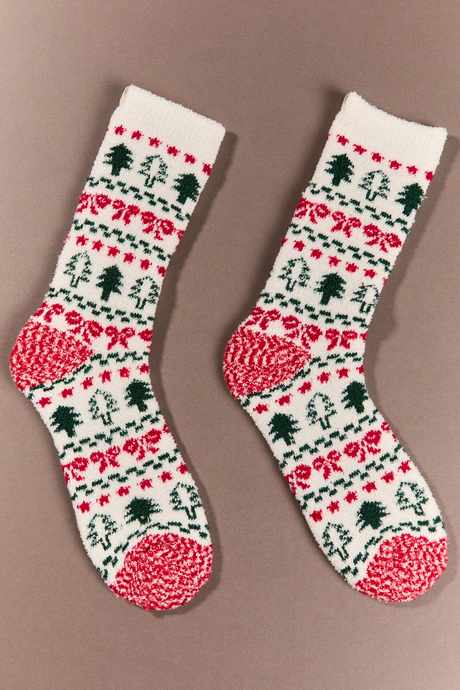 Christmas Tree Fairisle Cozy Sock - Altar'd State