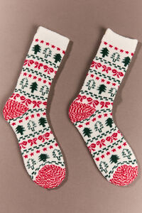 Christmas Tree Fairisle Cozy Sock - Altar'd State