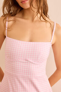 Game On Gingham Dress Detail 2 - Altar'd State