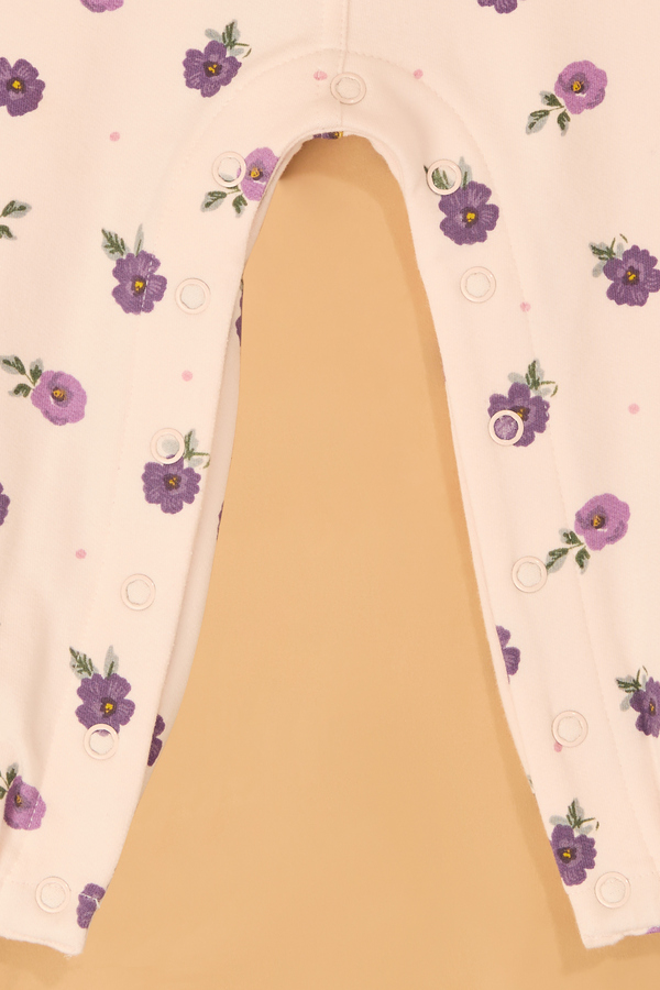 Janie Floral Flutter Overalls Detail 4 - Altar'd State