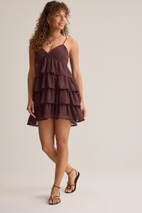 Saige Tiered Mini Dress Detail 3 - Altar'd State