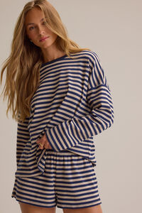 Reese Stripe Lounge Short - Altar'd State