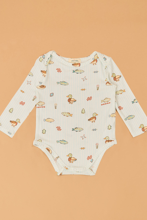 Lake Cuties Long Sleeve Bodysuit - Altar'd State - 