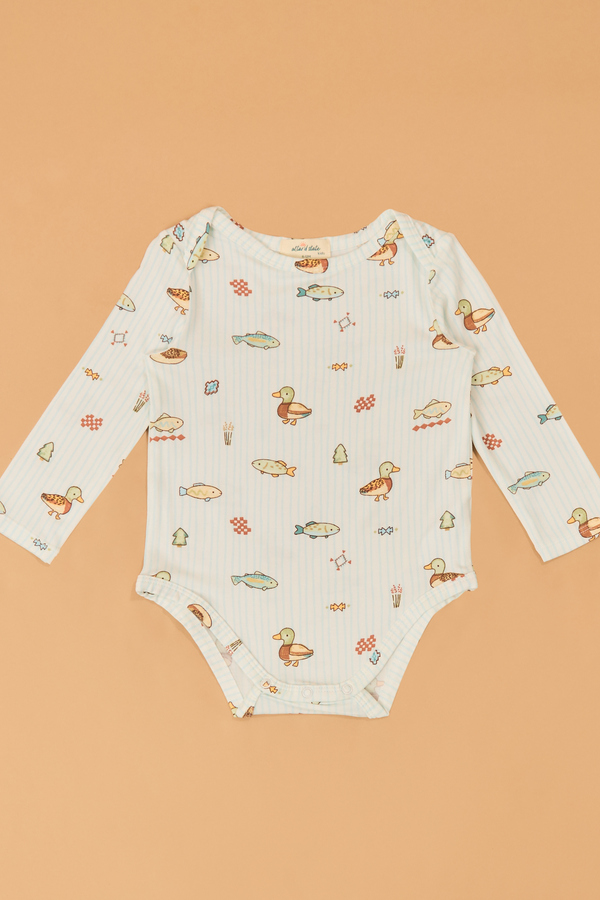 Lake Cuties Long Sleeve Bodysuit - Altar'd State