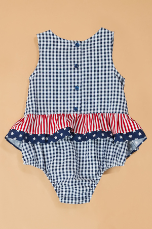 Liberty Gingham Ruffle Bubble - Altar'd State - 