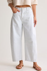 Maren Striped Barrel Jean Detail 3 - Altar'd State