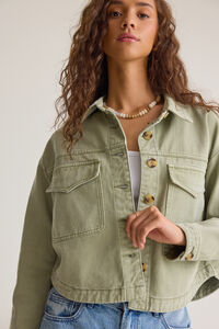 Becca Cropped Jacket Detail 3 - Altar'd State
