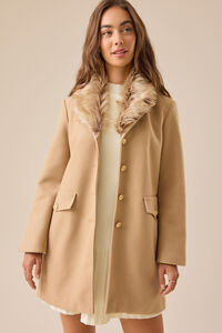 Freyda Faux Fur Collar Jacket Detail 2 - Altar'd State