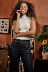 Franki Lace Knit Top Detail 3 - Altar'd State