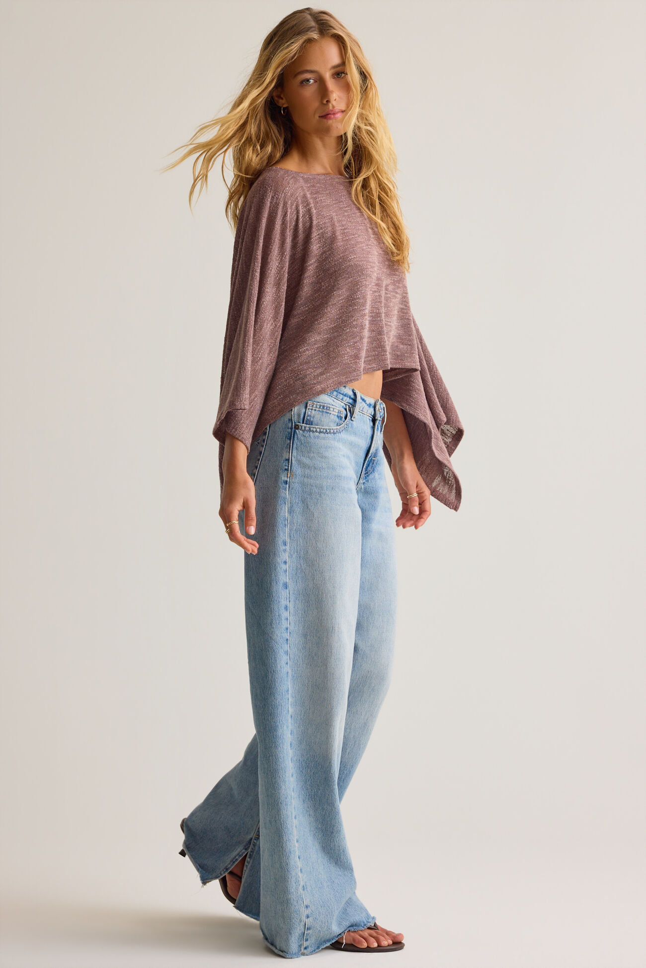 Peggy Poncho Top