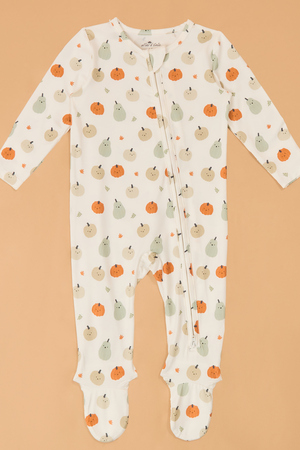 Happy Harvest Pumpkin Footie - Altar'd State - 