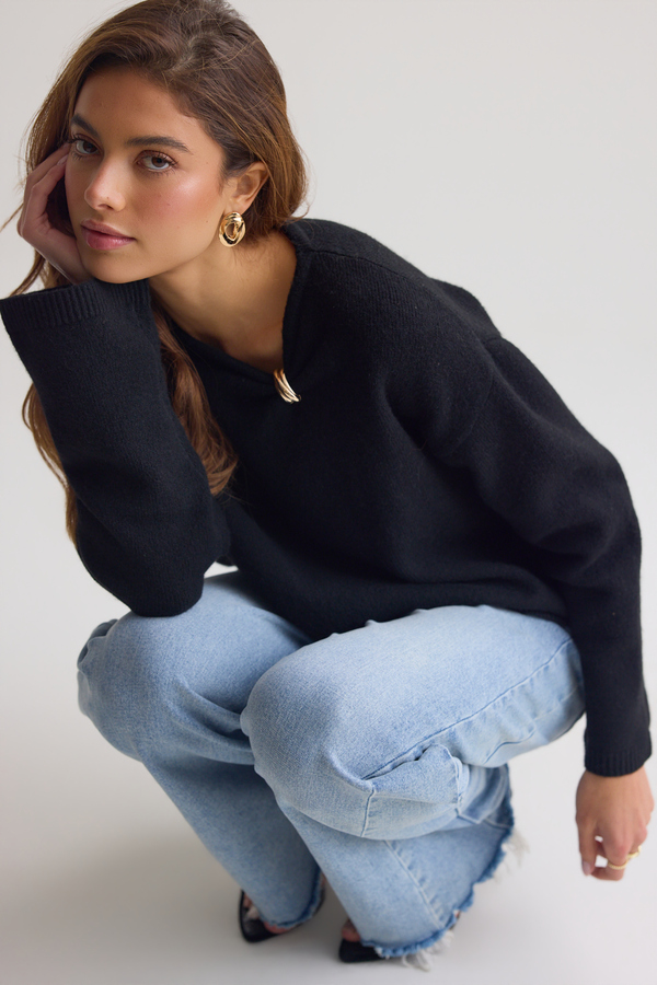 Elva Hardware Sweater Detail 3 - Altar'd State