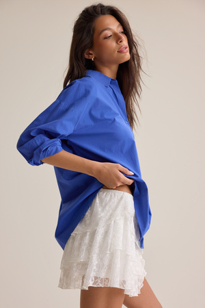 Avery Lace Ruffle Skirt - Altar'd State - 