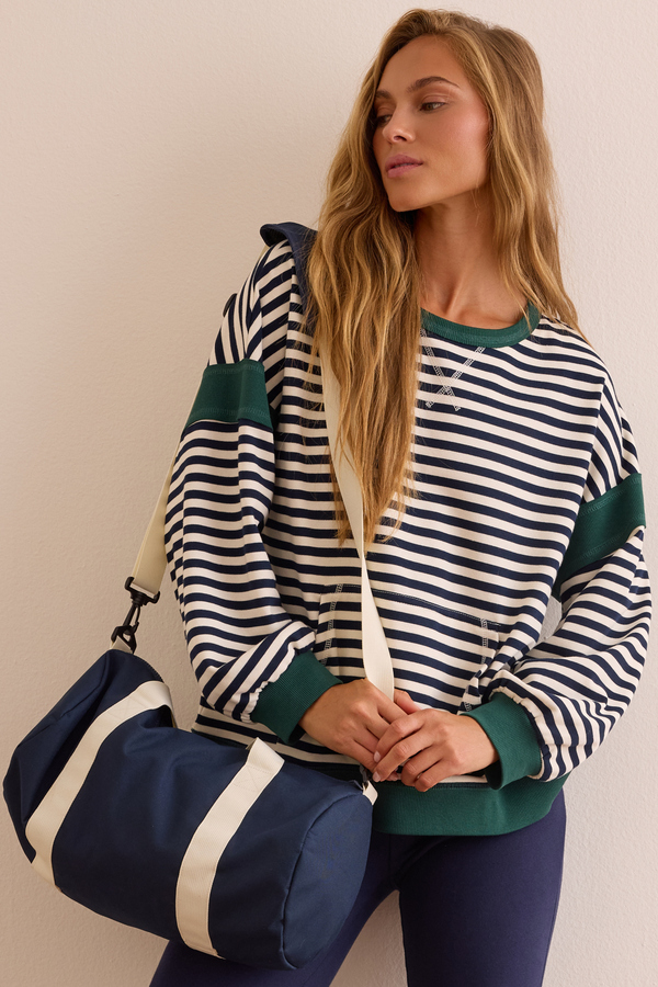 Go-To Stripe Pullover - Altar'd State