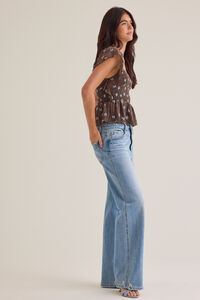 Maggy Embroidered Floral Top Detail 3 - Altar'd State
