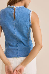 Jolene Denim Top Detail 7 - Altar'd State