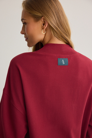 Clarice Lounge Mock Neck Top - Altar'd State - 