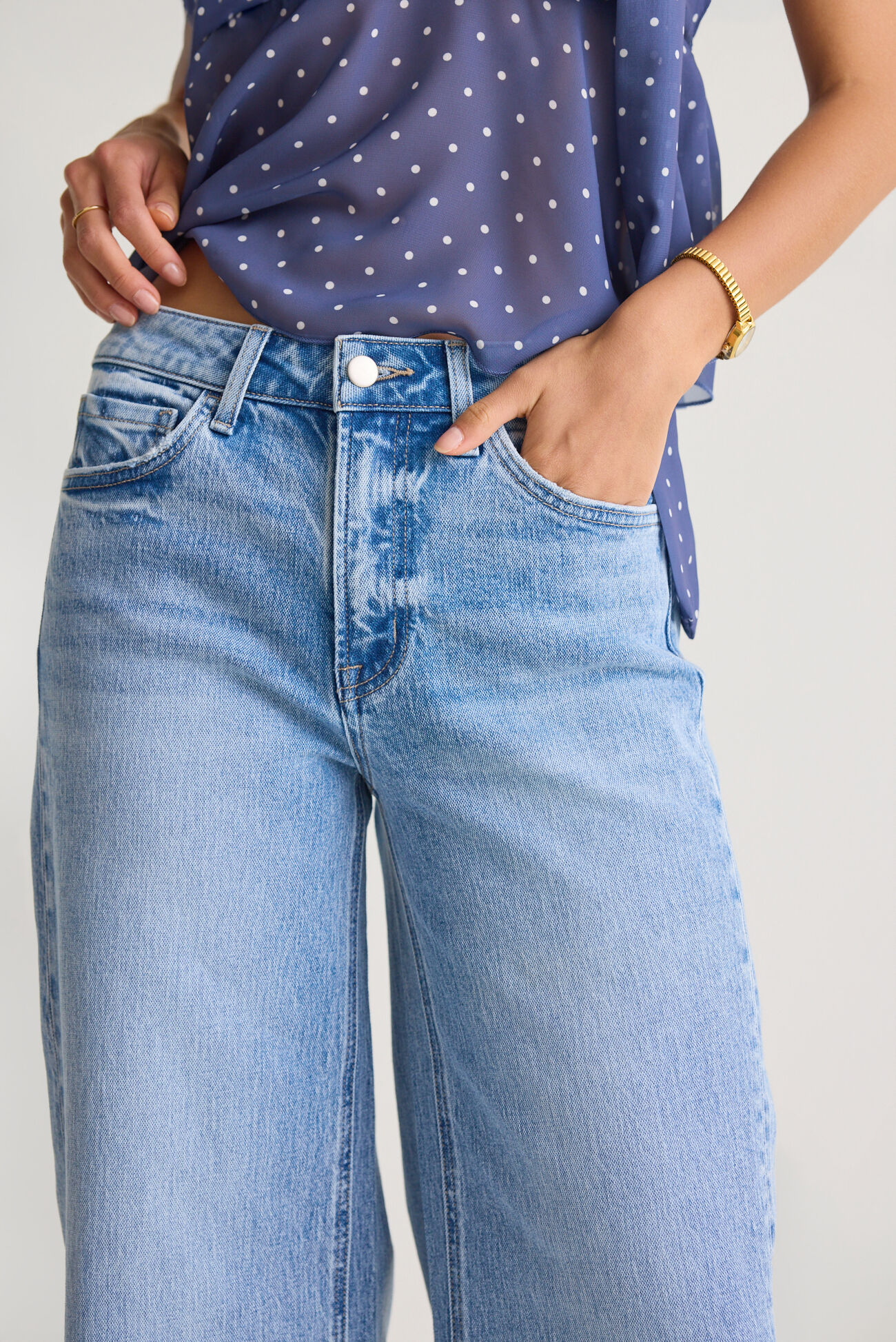 Chandler High Rise Wide Leg Jean