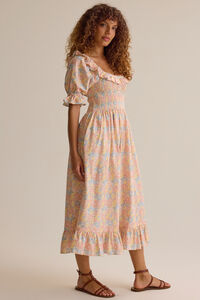 Ember Floral Ruffle Sleeve Mama Dress Detail 5 - Altar'd State