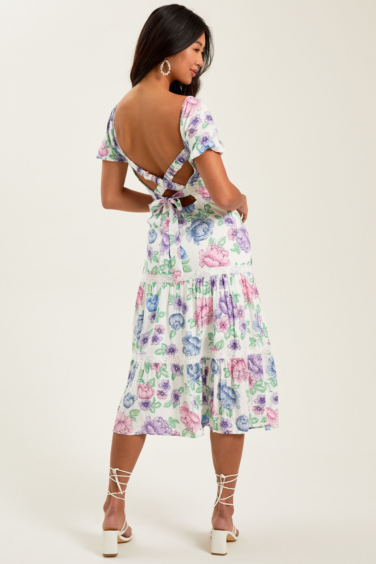 Altar'd State Becca Floral Midi Dress at CoolSprings Galleria in Franklin,  TN