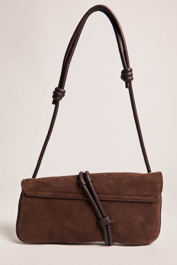 Espresso Slanted Shoulder Hook Bag Detail 4 - Altar'd State