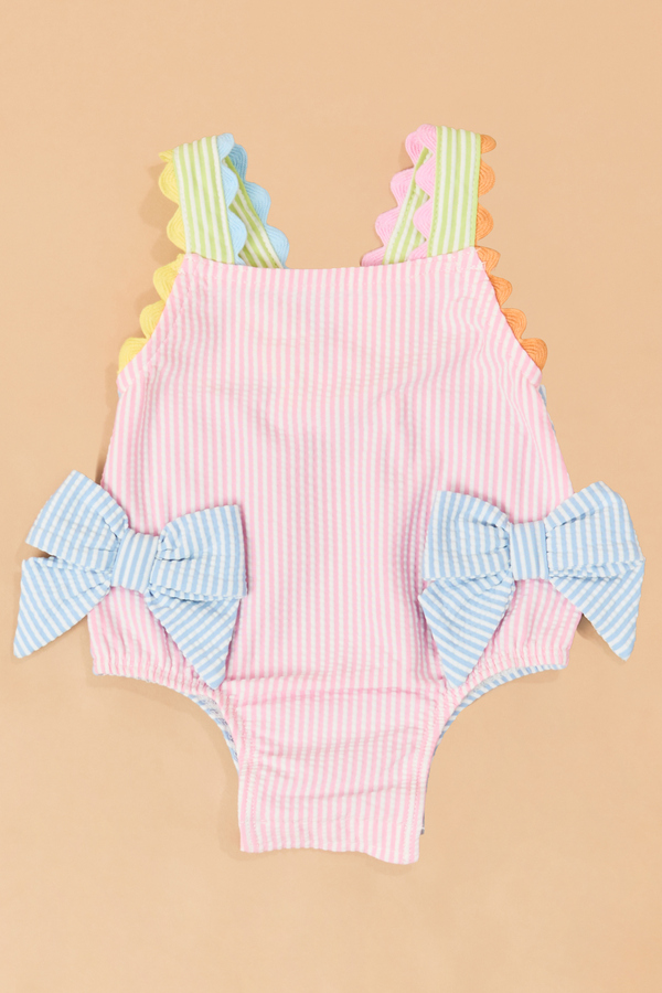 Carly One Piece Swimsuit by Mud Pie Detail 2 - Altar'd State