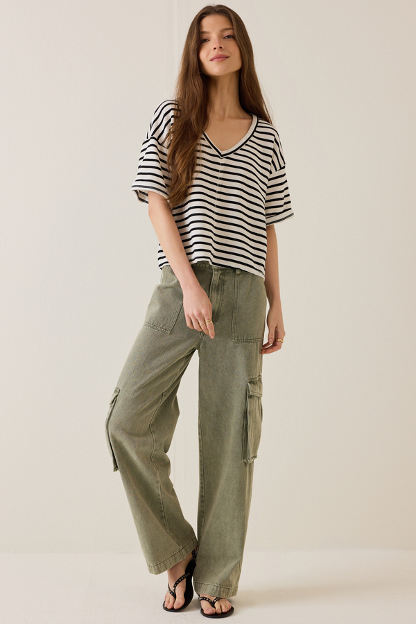 Sheridan V-Neck Top Detail 3 - Altar'd State