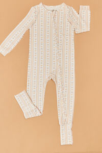 Horseshoe Bow Stripe Romper Detail 2 - Altar'd State