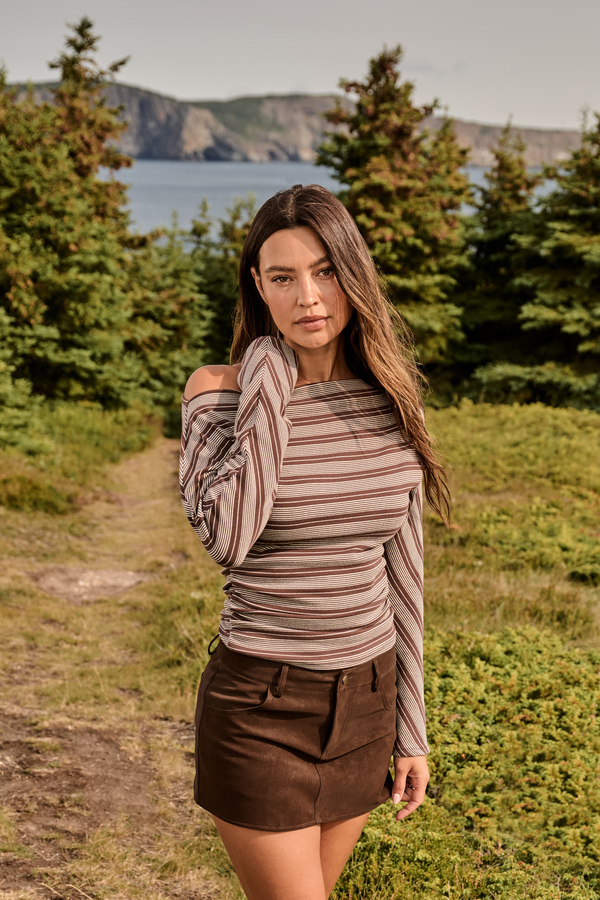 Declan Striped Long Sleeve Detail 3 - Altar'd State