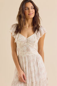 Raelyn Floral Maxi Dress Detail 3 - Altar'd State