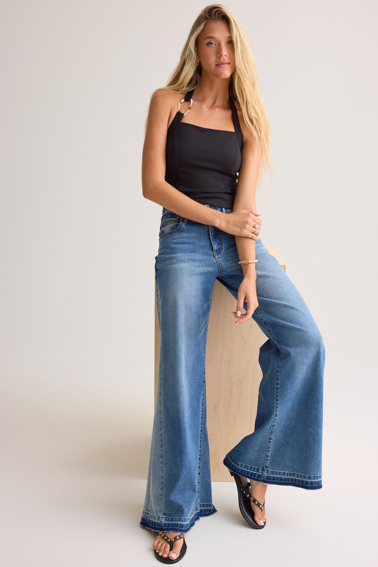 Elliana Hardware Halter Top
