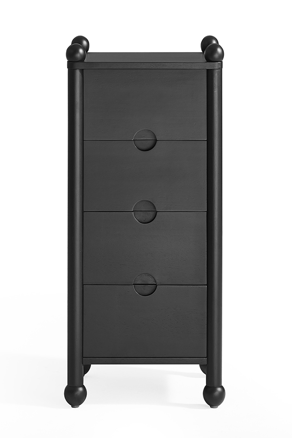 Mariposa Narrow Wood Nightstand Detail 1 - Altar'd State