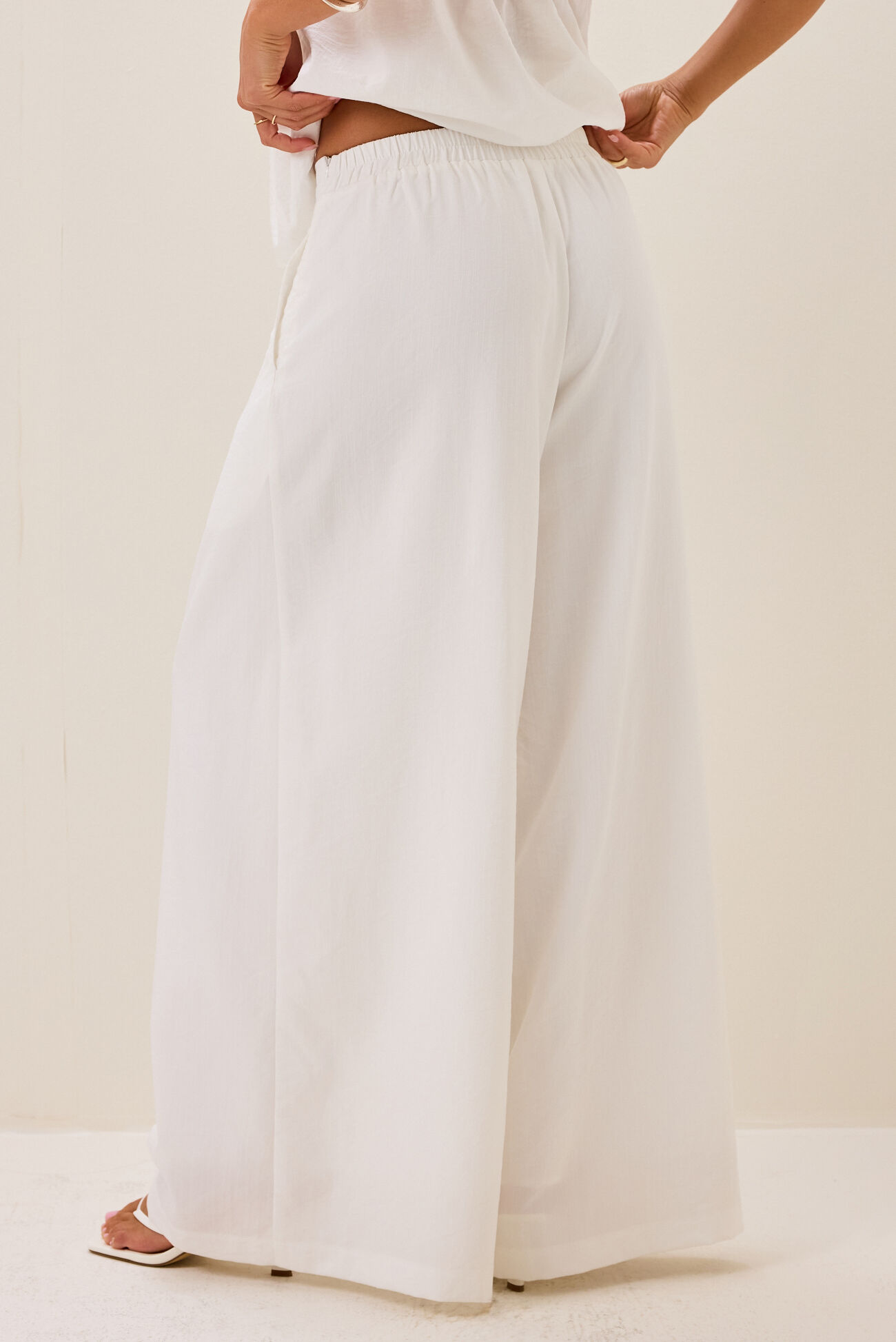 Veda Wide Leg Trouser Pants