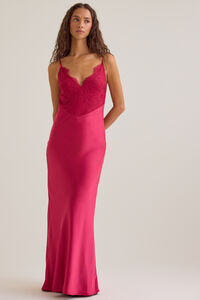 Twyla Satin Maxi Dress - Altar'd State