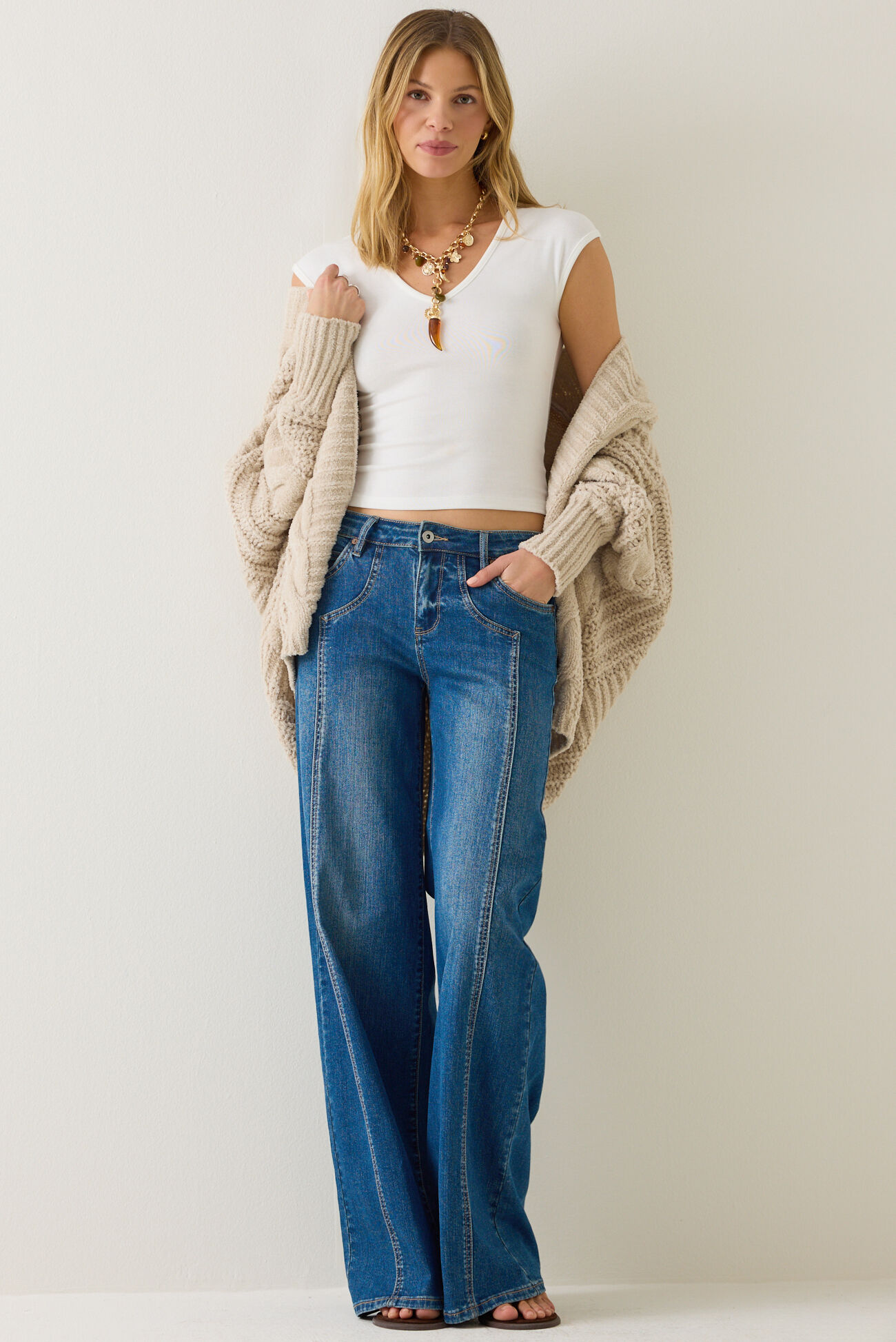 Luna Open Front Cardigan