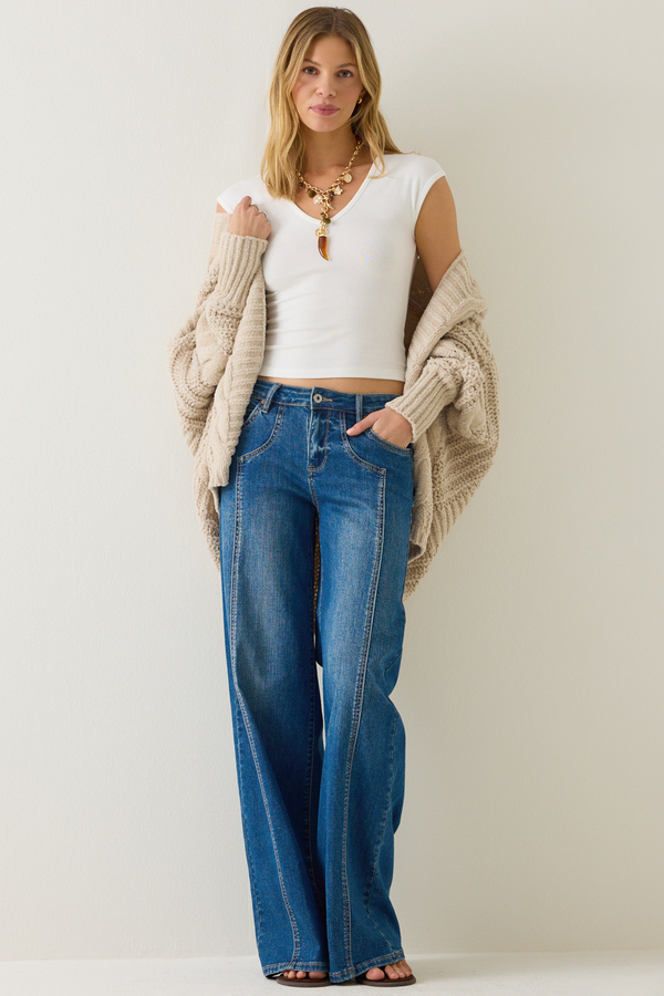 Luna Open Front Cardigan Detail 3 - Altar'd State