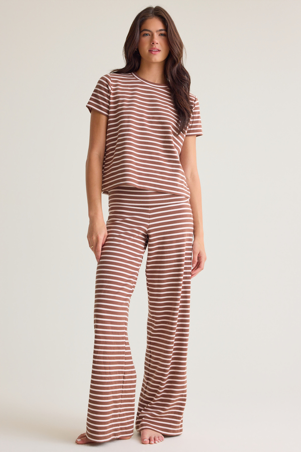 Sherry Stripe Tee Detail 2 - Altar'd State