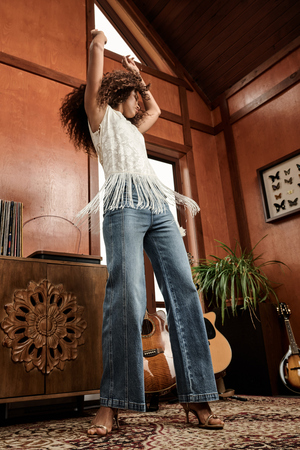 Cecily High Rise Straight Leg Jeans - Altar'd State - 