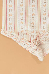 Horseshoe Bow Stripe Gown and Headband Detail 3 - Altar'd State