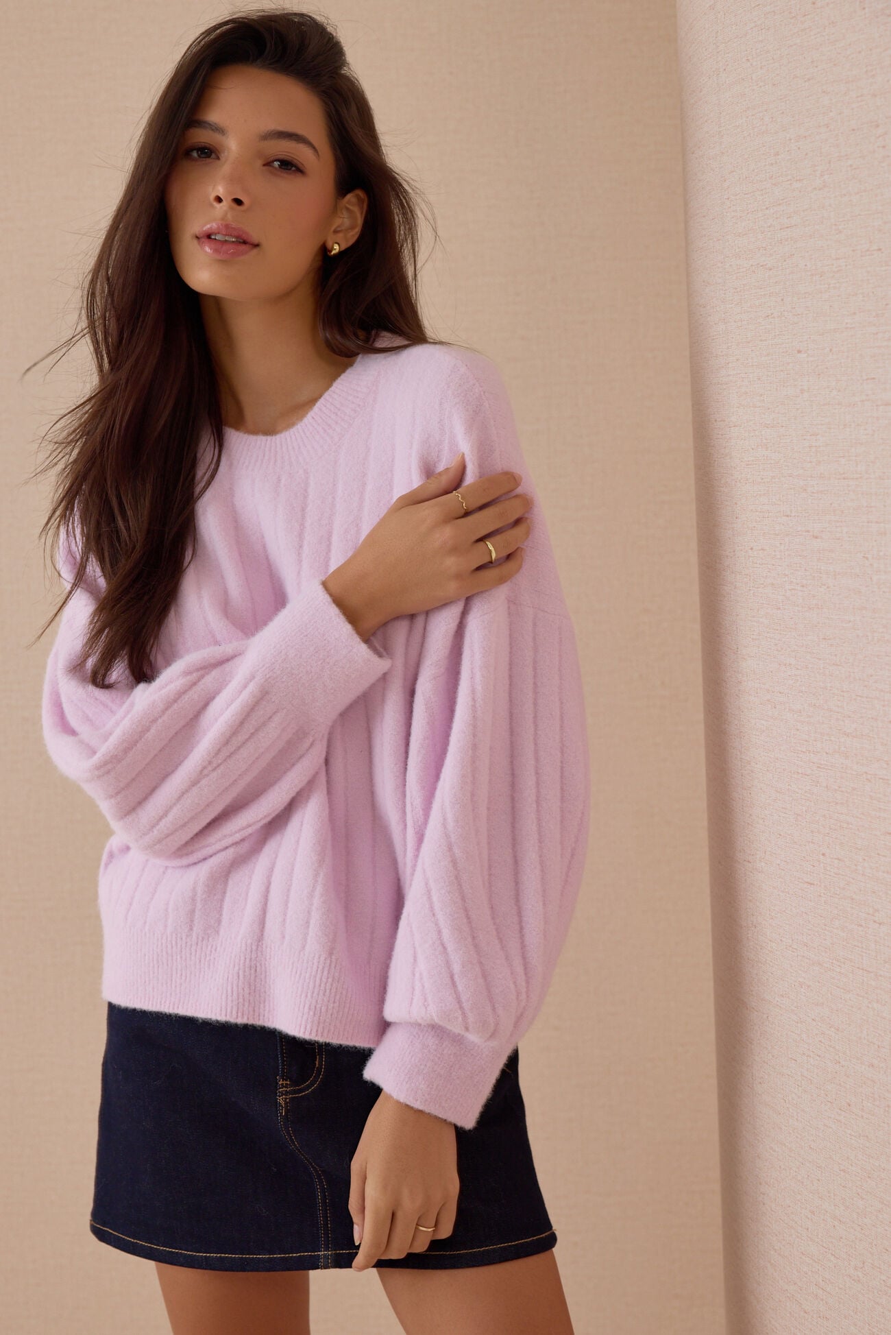 Maislynn Oversized Rib Sweater
