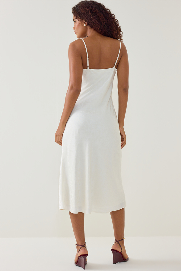 Olandria Satin Midi Dress Detail 6 - Altar'd State