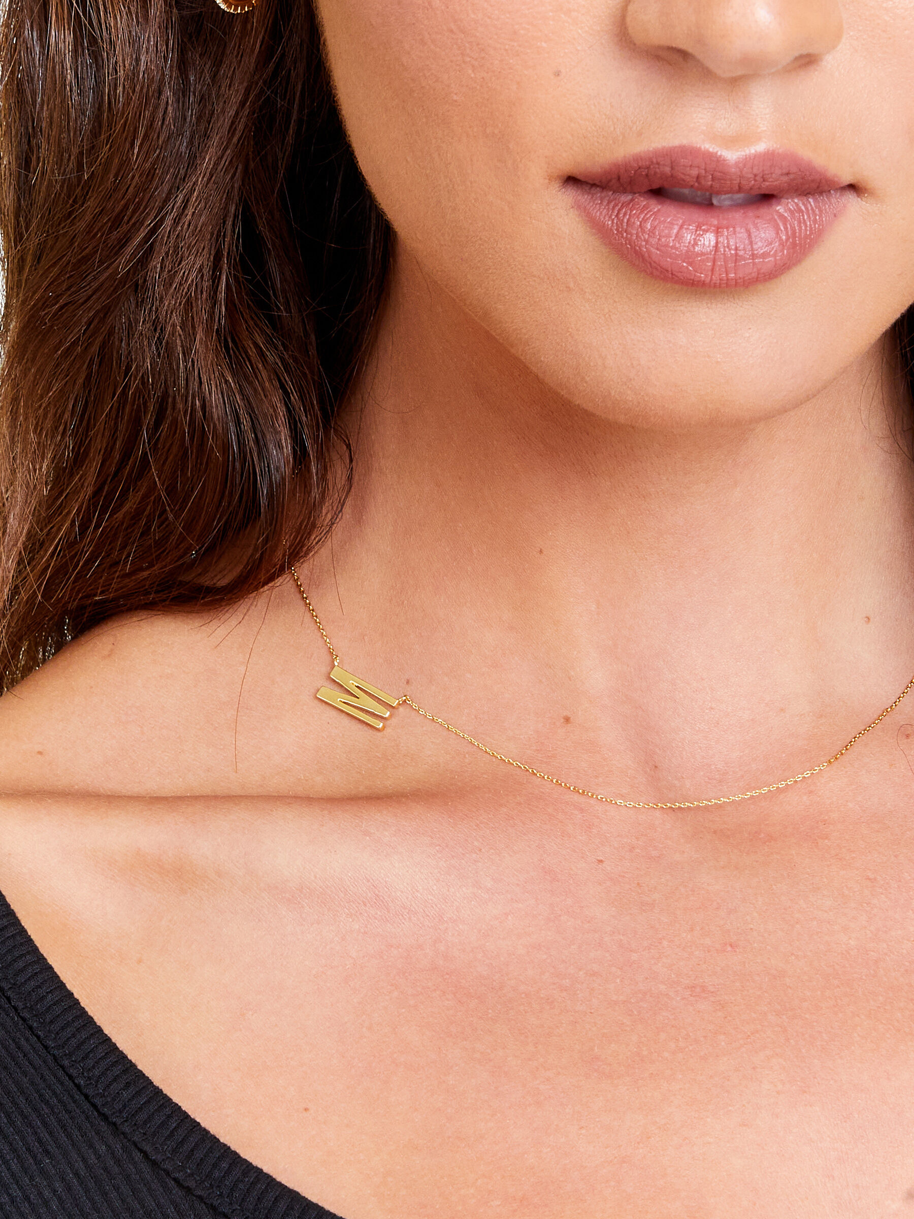Dainty Monogram Necklace - M | Altar'd 