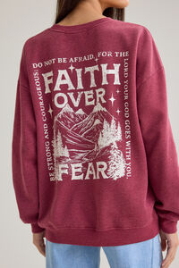 Faith Over Fear Pullover Detail 5 - Altar'd State