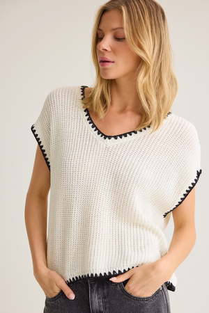 Kayte Sleeveless Sweater - Altar'd State
