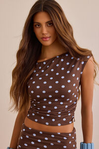 Fast Lane Polka Dot Top - Altar'd State