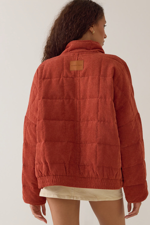 Cece Corduroy Quilted Jacket - Altar'd State - 