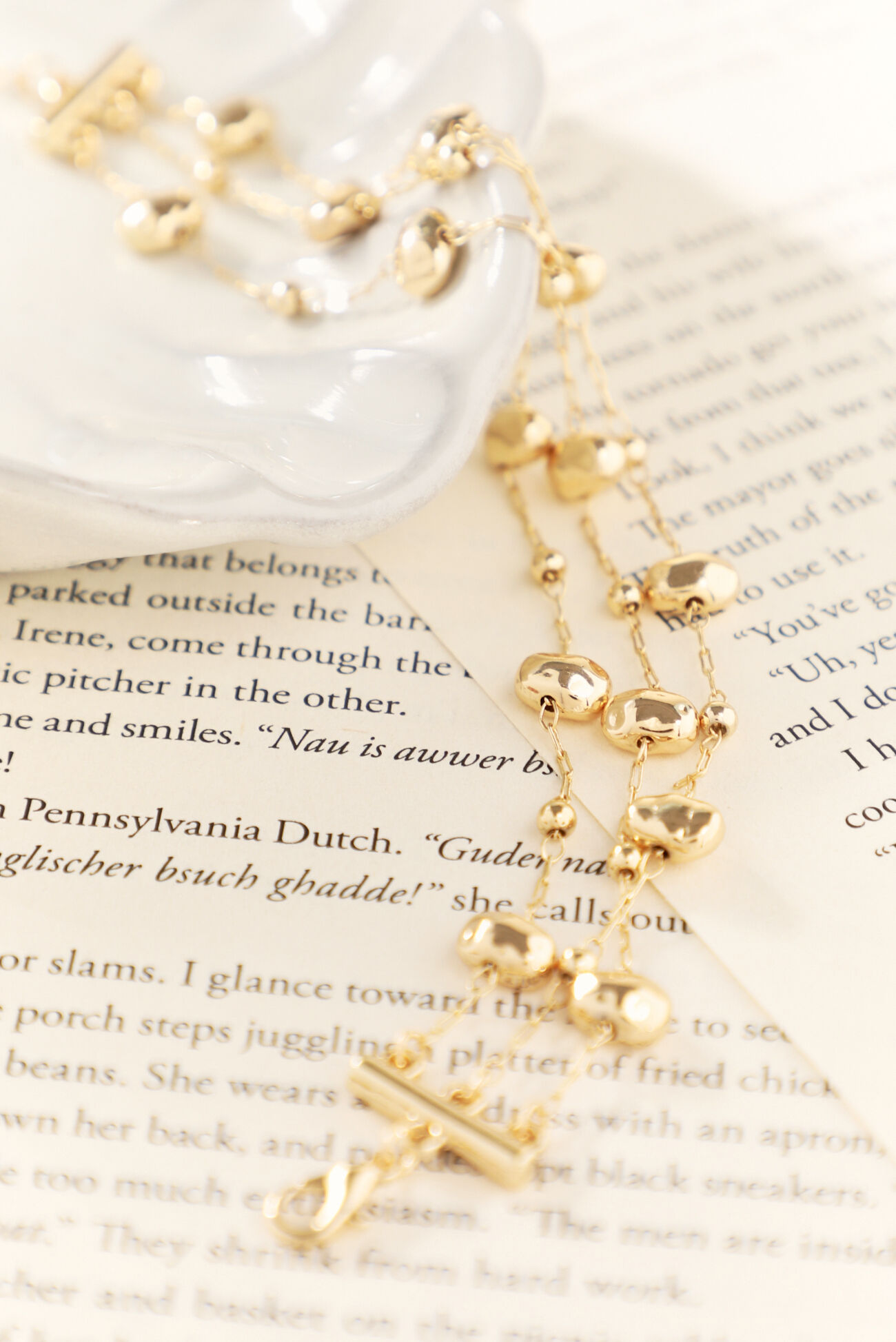 Layered Gold Accent Bracelet