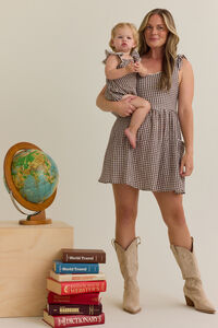 Kylie Gingham Mama Dress - Altar'd State