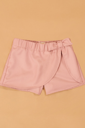 Ella Twill Bow Skort - Altar'd State - 