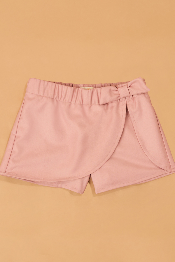 Ella Twill Bow Skort Detail 2 - Altar'd State